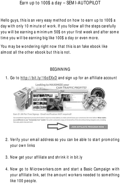 Product picture Earn up to $100 daily!